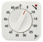 Minutnik Kuchenny Perfect TM67 Biały Kwarcowy Analogowy Timer 60 min czasomierz do gotowania i pieczenia