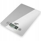 Elektroniczna waga kuchenna szklana ekran LCD tara do ważenia produktów, do pieczenia i gotowania, biała