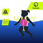 Kamizelka do nauki pływania dla dzieci 3-6 wypornościowa piankowa dziecięca pomoc wypornościowa, asekuracyjna, do