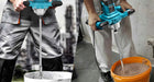 MIESZADŁO DO KLEJU BETONU FARB ELEKTRYCZNE 2800W + 2xMIESZALNIKI PRZEDŁUŻKI mieszarka budowlana, zaprawy, gips, masy