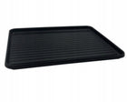 Mata do suszenia naczyń ociekacz podkładka 43cm x 32cm czarna plastikowa tacka pod suszarkę kuchenną