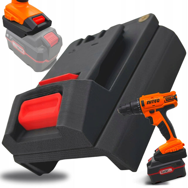 Adapter przejściówka z niteo 20V do baterii akumulatora parkside X20V 18V konwerter zasilania narzędzi bezprzewodowych