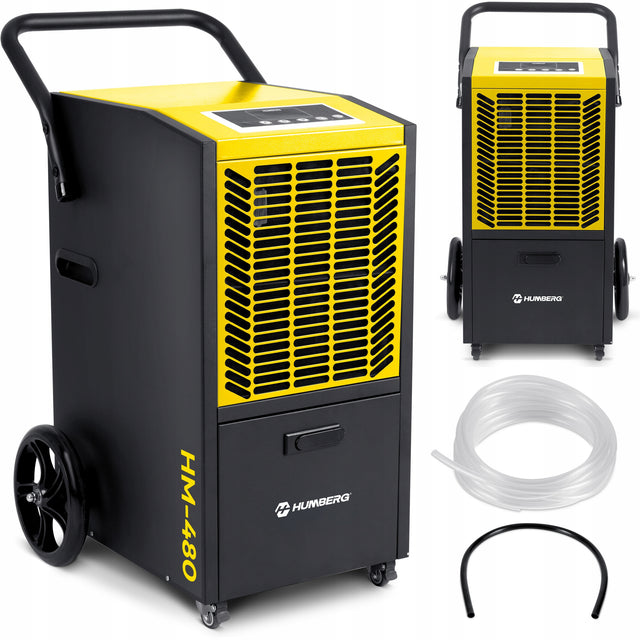 Osuszacz powietrza przemysłowy pompa tłocząca HM-480 budowlany 50L/24H 790 w
