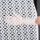 Firana żakardowa adrianna rozm. 300x160cm (gotowa) z łukiem, gruby żakard biała firanka dekoracyjna na żabki do okna