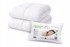 Kołdra 135x200 +Poduszka 70x80 Zestaw Antyalergiczna Biała Mack Comfort wypełnienie z włókien silikonowych, całoroczna