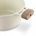 Garnek indukcja z Powłoką ceramiczną Kremowy Konighoffer Rosti 20cm 2l aluminiowy do gotowania zup i sosów