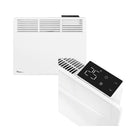 Grzejnik elektryczny energooszczędny konwektorowy przenośny Wifi 500W NUO+ 480 mm 430 mm grzewcza biały