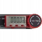 Kątomierz Elektroniczny Cyfrowy Wyświetlacz LCD 300mm 360° Linijka Tworzywo miarka kątowa do stolarstwa, ciesielstwa