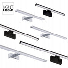 Lampa łazienkowa LL WALL LAMP LED kinkiet nad lustro 15W 80cm NW oprawa ścienna przy umywalce, srebrna, z tworzywa