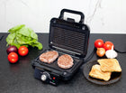 Gofrownica 3w1 – opiekacz, toster, grill, regulacja temperatury, wysoka moc nominalna czarny