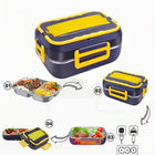Elektryczny lunchbox pojemnik podgrzewany do auta ciężarówki pracy obiadowy menażka 900 ml na posiłki z tworzywa