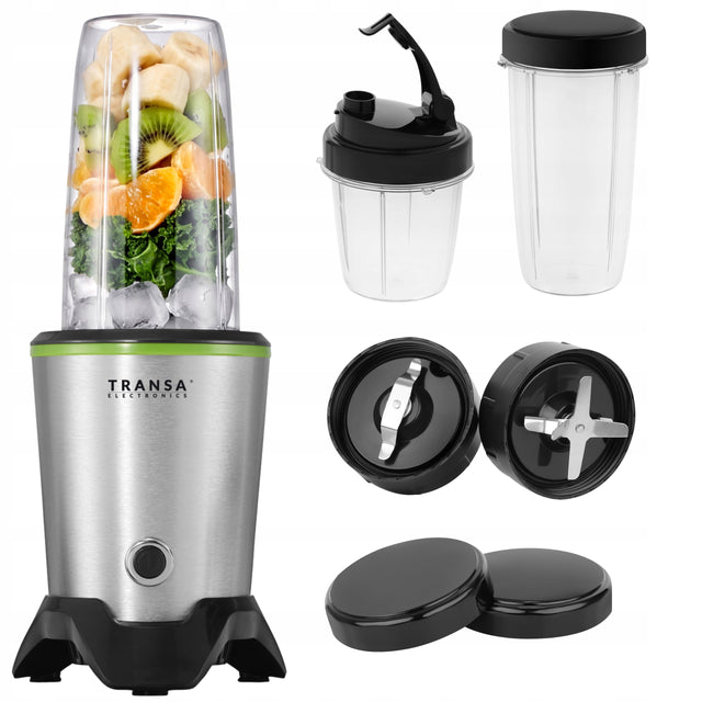Blender kielichowy nutri koktajle miksowanie mielenie 2 bidony Mocny 1500W