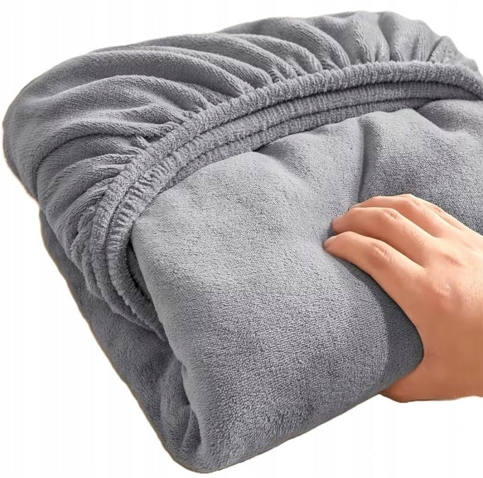 Prześcieradło FROTTE z GUMKĄ 220x200 -Polska Bawełna-Premium Lux-25 Kolorów na materac dwuosobowy, elastyczne