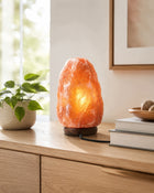 LIVELLO LAHORE Lampa solna himalajska bryła naturalna 3-5 kg JONIZATOR lampka z kryształu soli, ozdoba do sypialni i