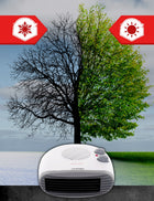 Grzejnik elektryczny Cicha Farelka Mocny Termowentylator 2000W Termostat grzewcza biały