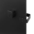 Grzejnik łazienkowy elektryczny 350W czarny na podczerwień WiFi termostat ogrzewanie łazienki, 45x70 cm, dolne