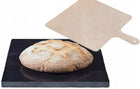 Granitowy kamień do pizzy Grilla 37x35cm + łopatka płyta do pieczenia chleba i ciasta