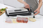 Zgrzewarka do Folii Pakowarka próżniowa do żywności z pompką FoodSaver hermetyczne zabezpieczanie produktów, 8 worków