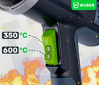 OPALARKA ELEKTRYCZNA MOCNA Z REGULACJĄ 2 BIEGI MAX 600°C + 4 DYSZE termopistolet do usuwania farby i obkurczania, 230