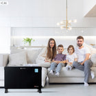Grzejnik elektryczny konwektorowy 2000W termostat, z wentylatorem, WiFi farelka pokojowa, programator czasowy, 3