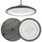 Lampa przemysłowa LED UFO High Bay 100W 10000lm do garażu na hale magazyn oprawa wisząca do warsztatu, pomieszczeń