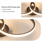 Żyrandol czarny lampa wisząca z funkcją ściemniania, pilot, nowoczesny styl, do sypialni, 38W plafon LED okrągły 55 cm