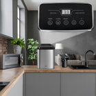 Kostkarka do lodu eberg domowa inox 12kg 160W ekspresowy lód kostki w 6min 160 w srebrny/szary