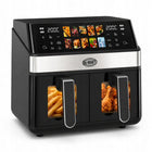 Frytkownica beztłuszczowa DeKRAFT DE6004-MAX Air Fryer 10l 2 komory 2000W czarny