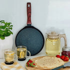 PATELNIA do NALEŚNIKÓW Indukcja PANCAKES GAZ Konighoffer Arte 24cm do placków i omletów, powłoka nieprzywierająca, na