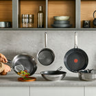 Patelnia stalowa tefal Extreme G7630404 24 cm indukcja gaz nieprzywierająca do smażenia, kuchenka ceramiczna i