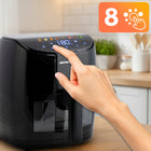 Frytkownica beztłuszczowa AIR fryer frytownica 4l berdsen 1500W czarny