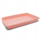 Pojemnik na ciasto 45cm wypieki pudełko box do przenoszenia uchwyt pokrywa torty, babki, plastikowy, możliwość mrożenia