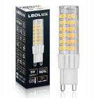 10X Żarówka LED G9 5W =55W ciepła neutralna zimna Premium ledlux nie mruga kapsułka do opraw, 440 lm, 3000 K, do lamp i