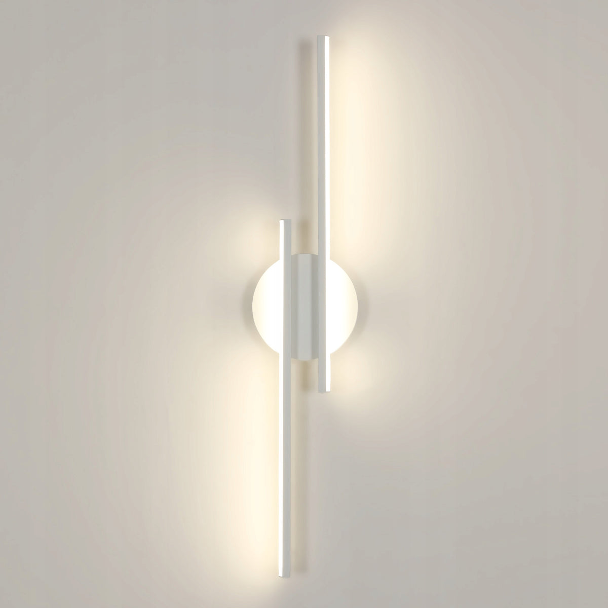 Lampa LED kinkiet ścienny biała nowoczesna salonu korytarz 4500K 24W 60cm oprawa do sypialni i przedpokoju, metalowa, 2