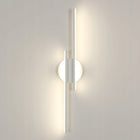 Lampa LED kinkiet ścienny biała nowoczesna salonu korytarz 4500K 24W 60cm oprawa do sypialni i przedpokoju, metalowa, 2