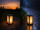 Lampion do Stroika na Grób znicz solarny lampa latarenka LED 28x14cm ozdoba nagrobna, dekoracja cmentarna, ponad 75 h