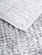 Dywanik Łazienkowy mata łazienkowa 40x60 miękki gruby Chenille szary chodnik kąpielowy, prostokątny, poliester, 20 mm