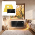 Grzejnik elektryczny konwektorowy WiFi termostat LED przenośny Wisser 2500W ogrzewacz pokojowy do dogrzewania