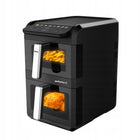 Frytkownica beztłuszczowa pionowa FR300 2700W dwie szuflady 10l Air Fryer czarny