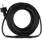 KABEL GRZEWCZY PRZEWÓD GRZEJNY Z TERMOSTATEM WTYCZKĄ do rur rynny 16W/m 2M 2 m 8 mm liniowa