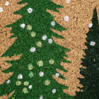 Świąteczna wycieraczka merry christmas choinki 40x60 CM mata wejściowa włókno kokosowe, podkład PVC, do progu