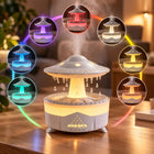 Nawilżacz powietrza RGB UFO parowy aromaterapia grzybek 200 ML pilot cichy nawilżacz parowy 15.6 w