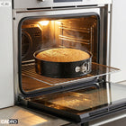 Blacha do pieczenia tortownica 20 cm okrągła forma rozpinana marmurkowa foremka cukiernicza, metalowa, wyjmowane dno