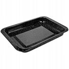Forma blacha do pieczenia ciasta prostokątna duża non-stick 37x26x4 CM metalowa foremka do wypieków, naczynie