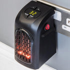 Farelka do gniazdka grzałka termowentylator grzejnik elektryczny z LCD 400W czarny