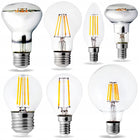 10x Żarówka LED E14 Filament 4W Edison C35 świeczka ciepła ozdobna żyrandol źródło światła do lamp i kinkietów, 2700 K