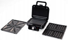 Gofrownica 3w1 – opiekacz, toster, grill, regulacja temperatury, wysoka moc nominalna czarny