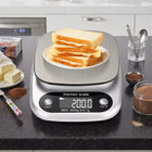 Elektroniczna waga kuchenna precyzyjna LCD 5kg 5000g/0.1g + baterie zestaw do pieczenia, gotowania, przelicznik ml, oz
