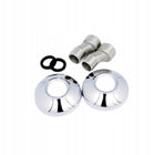Zestaw prysznicowy z baterią deszczownica ze słuchawką chrom natynkowa armatura łazienkowa z mieszaczem, wężem i