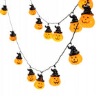 Girlanda lampki dynie świecące 20 LED wiszące dekoracja upiorna halloween łańcuch świetlny na przyjęcie tematyczne do
